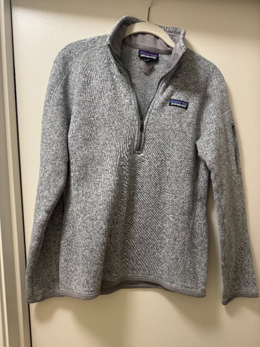 Gray Patagonia Half Zip Jacket